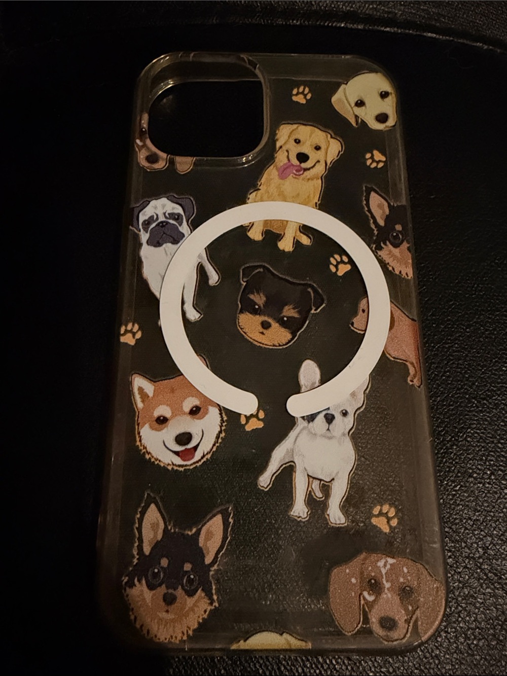 Dog themed iPhone 15 case